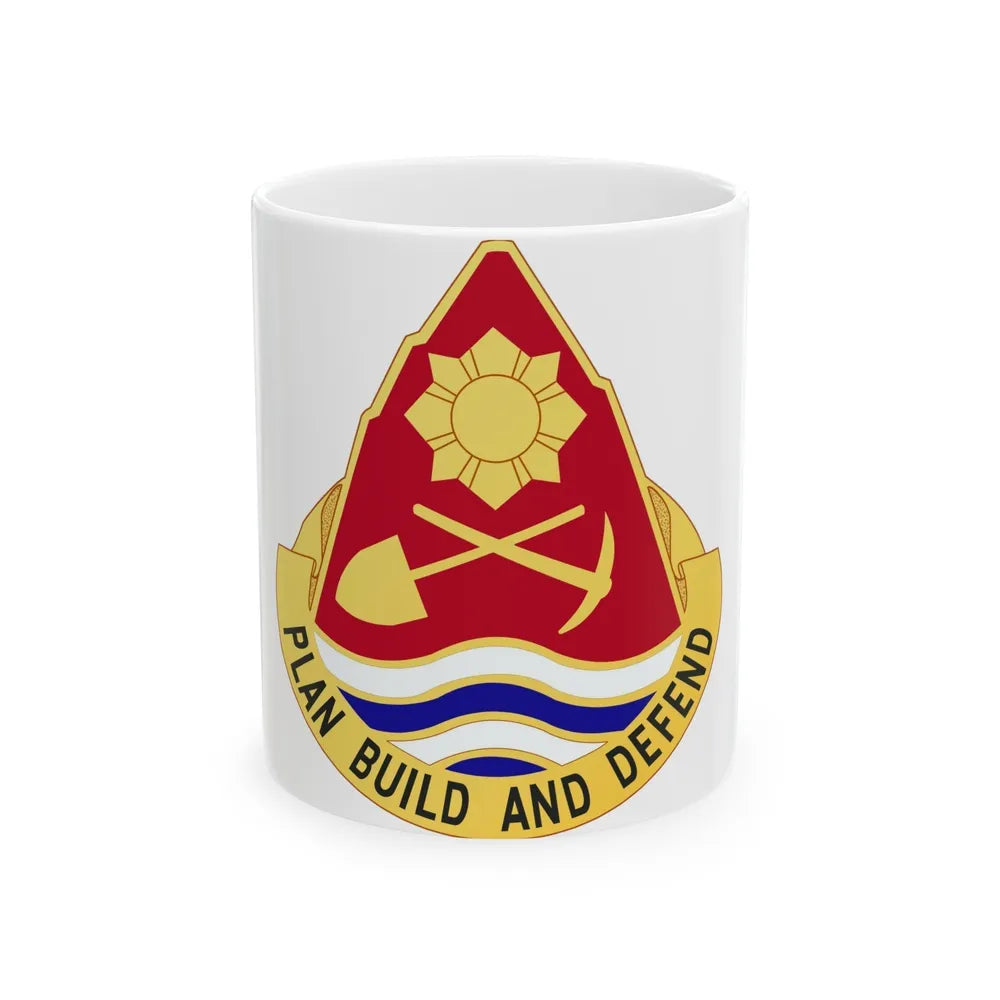 160 Engineer Group (U.S. Army) White Coffee Mug-11oz-Go Mug Yourself