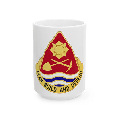 160 Engineer Group (U.S. Army) White Coffee Mug-15oz-Go Mug Yourself