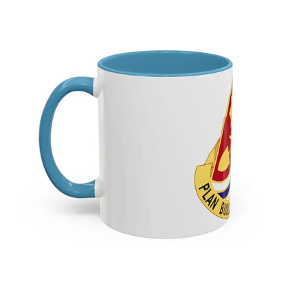 160 Engineer Group (U.S. Army) Accent Coffee Mug - Go Mug Yourself