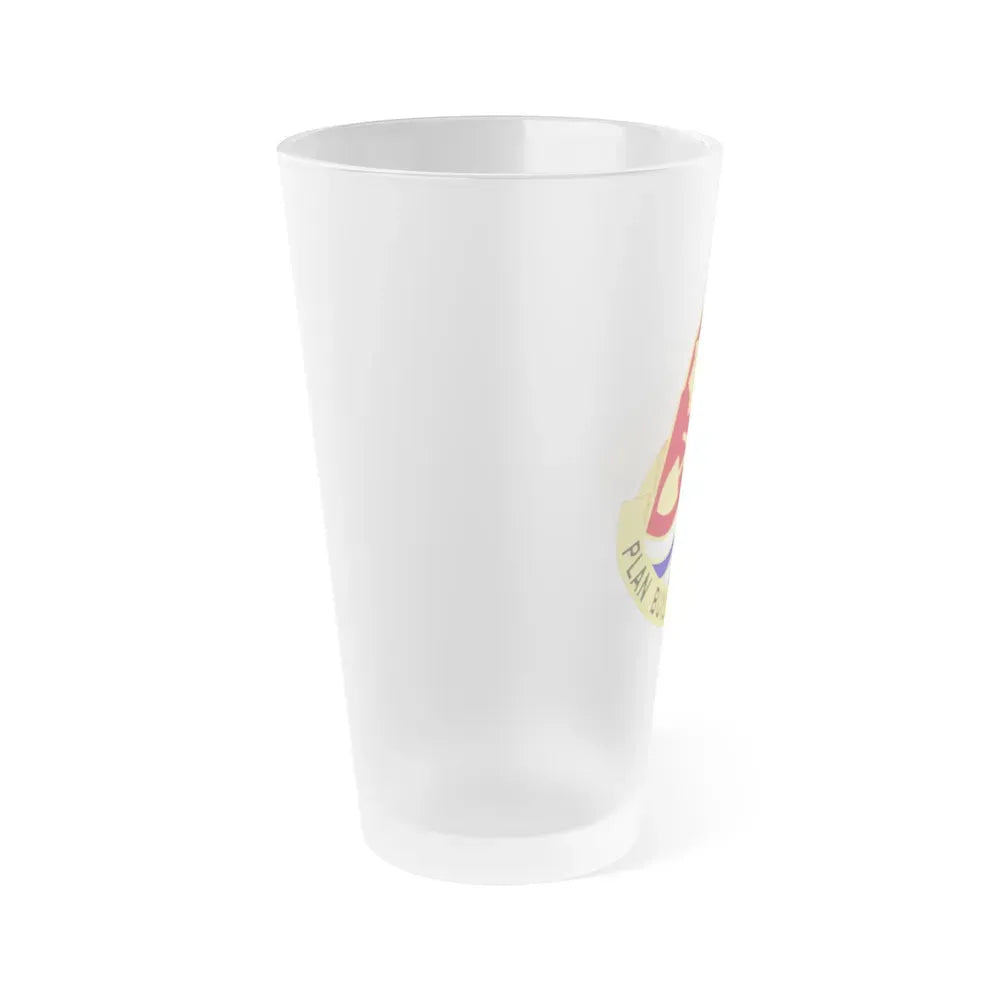 160 Engineer Group (U.S. Army) Frosted Pint Glass 16oz - Go Mug Yourself