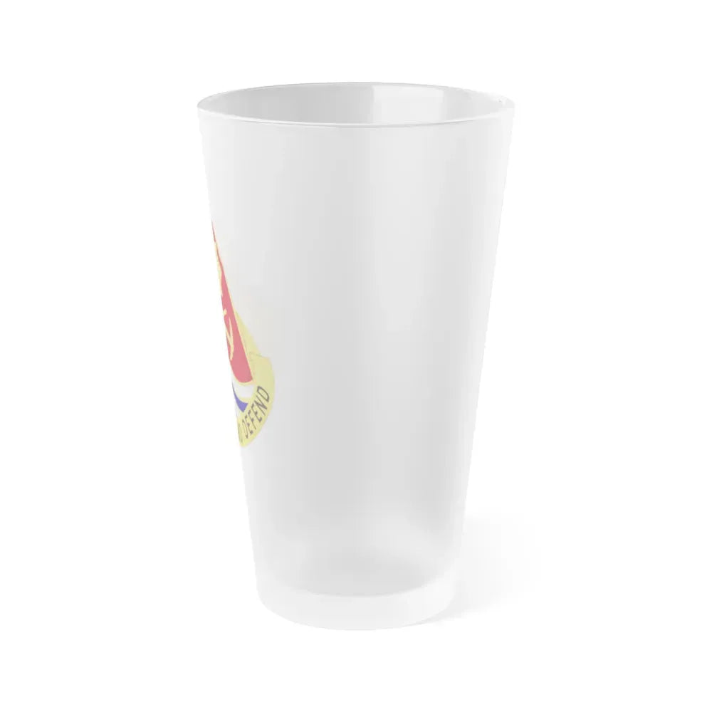 160 Engineer Group (U.S. Army) Frosted Pint Glass 16oz - Go Mug Yourself