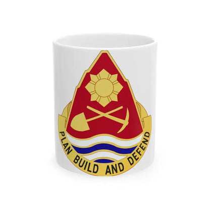 160 Engineer Group (U.S. Army) White Coffee Mug 11oz - Go Mug Yourself