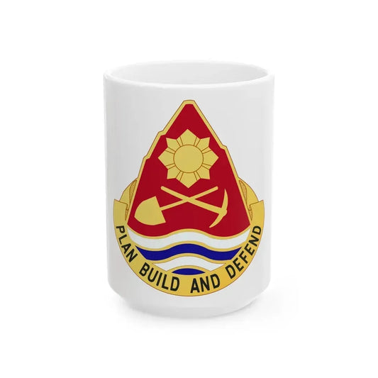 160 Engineer Group (U.S. Army) White Coffee Mug 15oz - Go Mug Yourself
