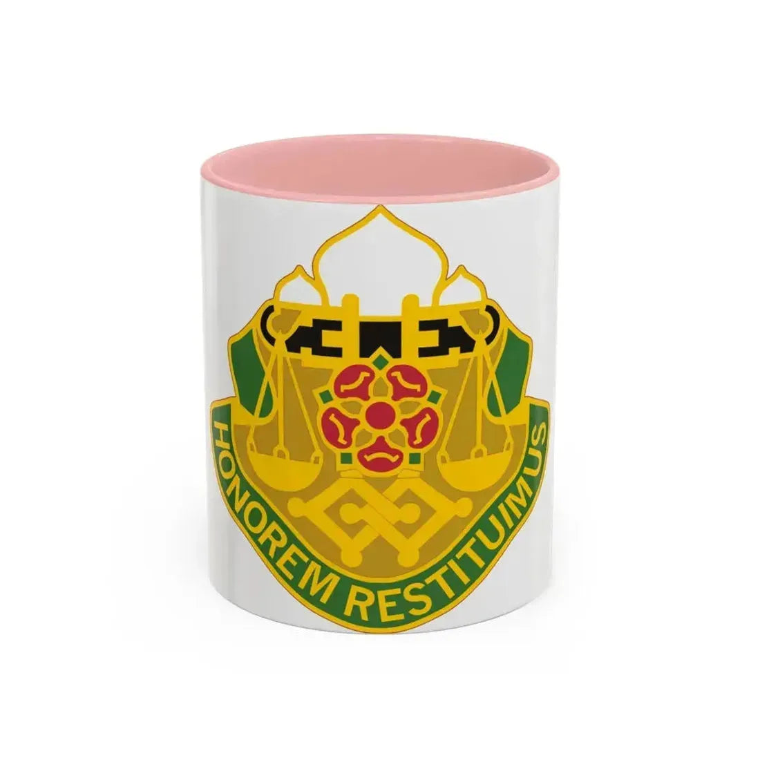 160 Military Police Battalion (U.S. Army) Accent Coffee Mug 11oz Pink - Go Mug Yourself