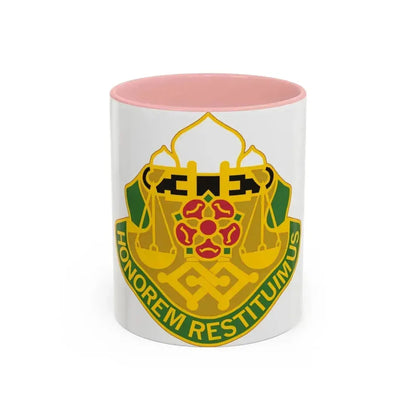 160 Military Police Battalion (U.S. Army) Accent Coffee Mug 11oz Pink - Go Mug Yourself