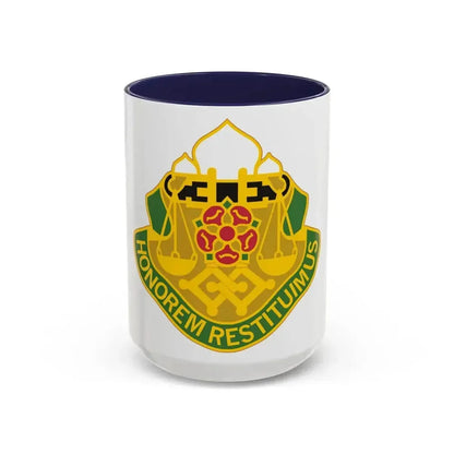 160 Military Police Battalion (U.S. Army) Accent Coffee Mug 15oz Navy - Go Mug Yourself