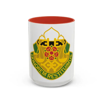 160 Military Police Battalion (U.S. Army) Accent Coffee Mug 15oz Red - Go Mug Yourself