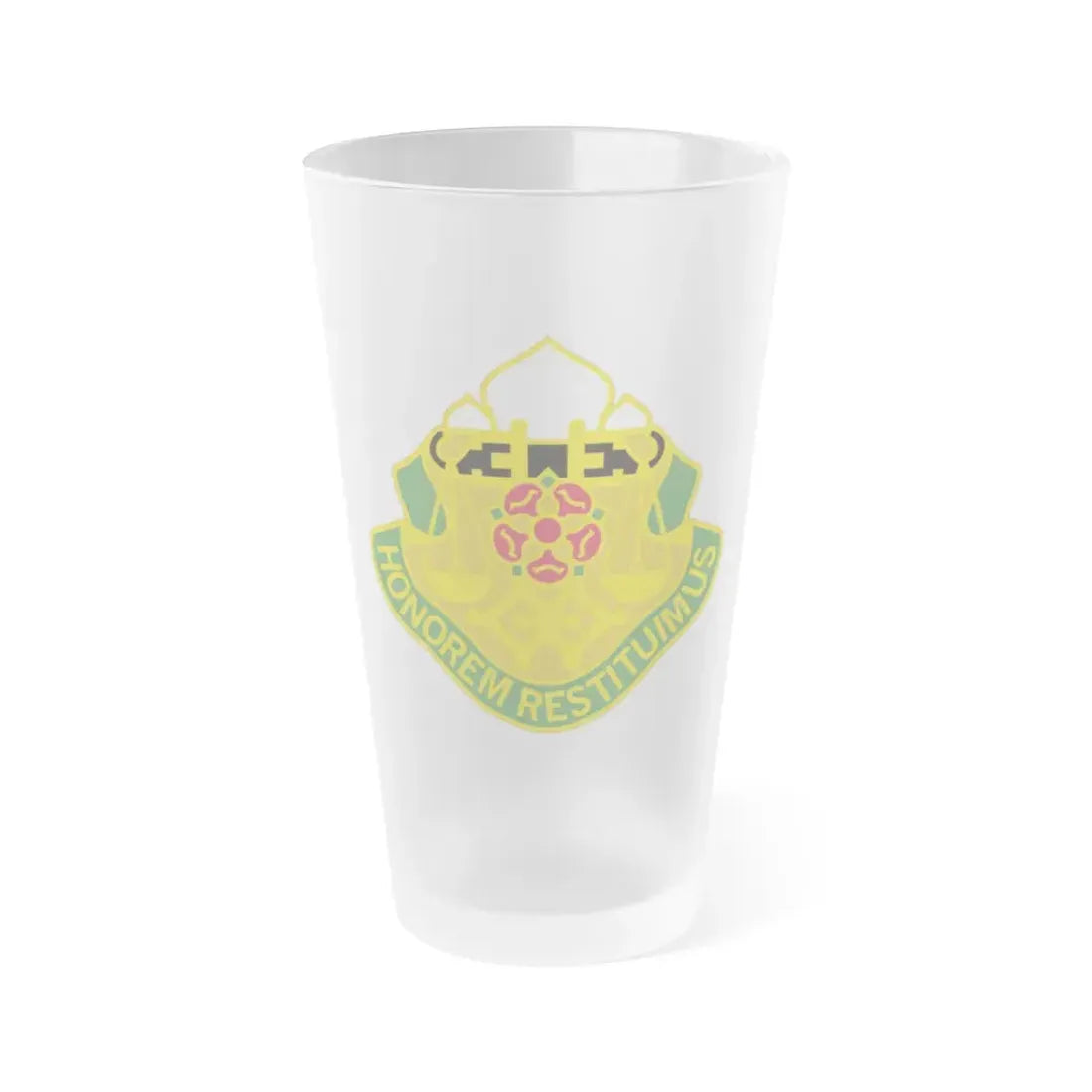 160 Military Police Battalion (U.S. Army) Frosted Pint Glass 16oz Default Title - Go Mug Yourself