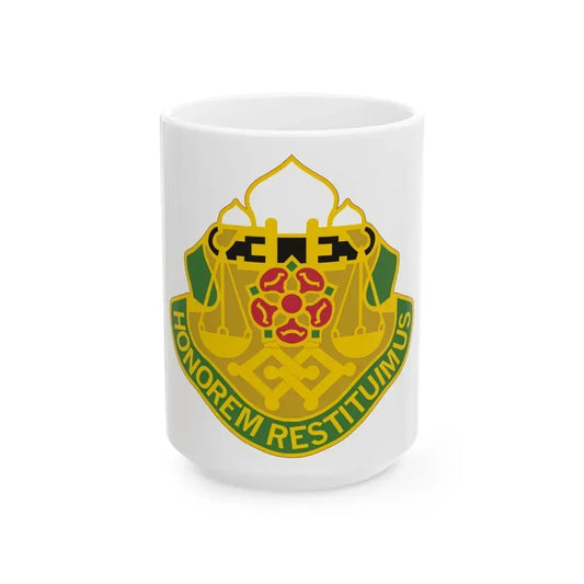 160 Military Police Battalion (U.S. Army) White Coffee Mug 15oz - Go Mug Yourself
