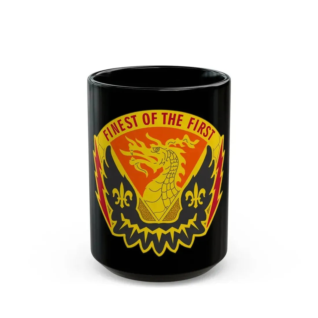 160 Signal Brigade 2 (U.S. Army) Black Coffee Mug 15oz - Go Mug Yourself