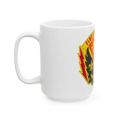 160 Signal Brigade 2 (U.S. Army) White Coffee Mug - Go Mug Yourself