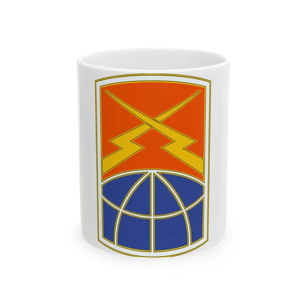 160 Signal Brigade 3 (U.S. Army) White Coffee Mug-11oz-Go Mug Yourself