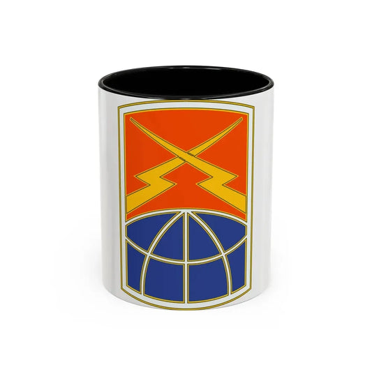 160 Signal Brigade 3 (U.S. Army) Accent Coffee Mug 11oz Black - Go Mug Yourself