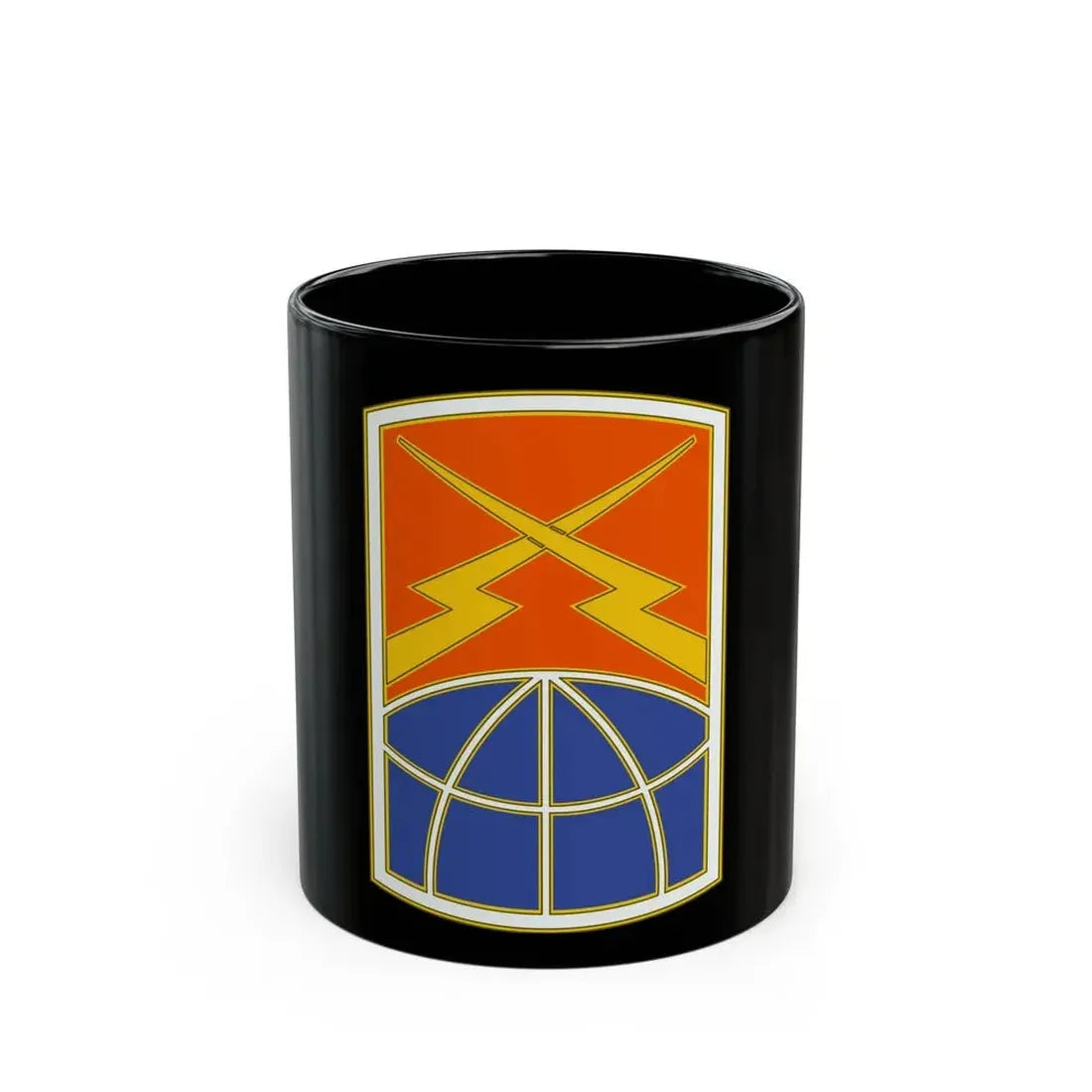 160 Signal Brigade 3 (U.S. Army) Black Coffee Mug 11oz - Go Mug Yourself