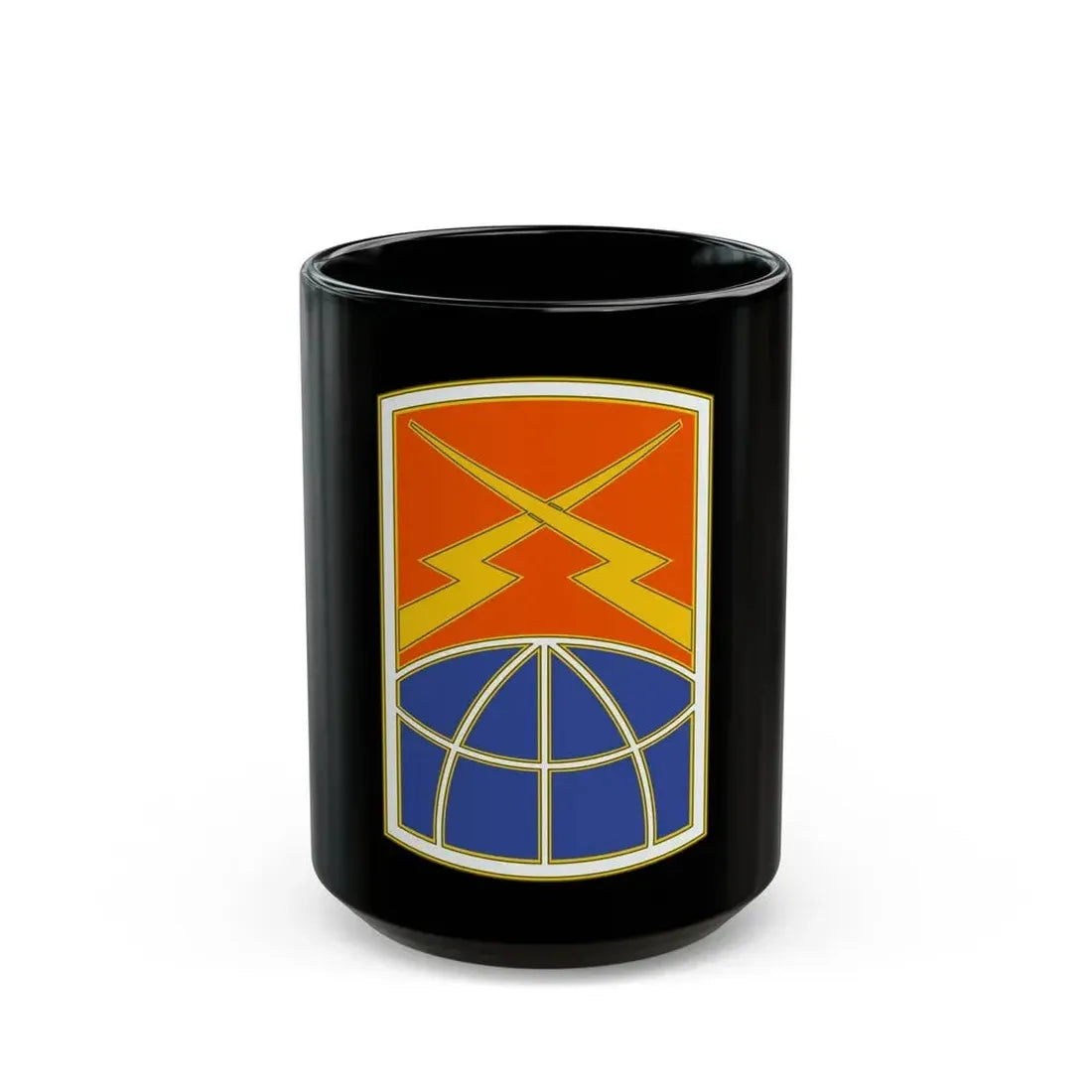 160 Signal Brigade 3 (U.S. Army) Black Coffee Mug 15oz - Go Mug Yourself