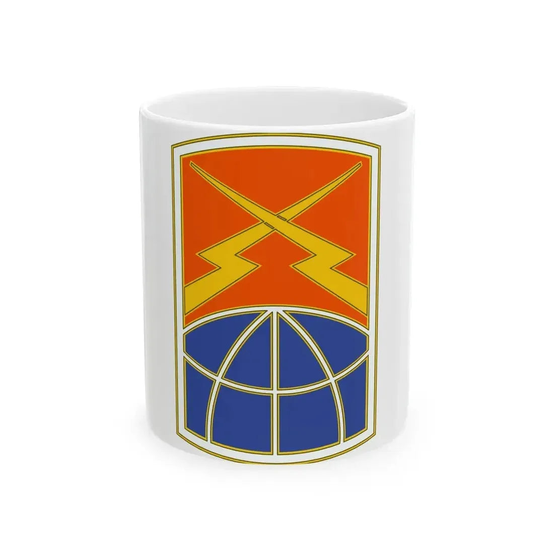 160 Signal Brigade 3 (U.S. Army) White Coffee Mug 11oz - Go Mug Yourself