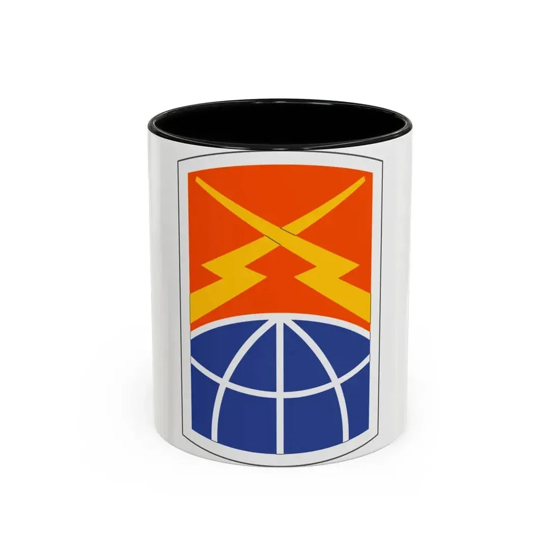 160 Signal Brigade (U.S. Army) Accent Coffee Mug 11oz Black - Go Mug Yourself