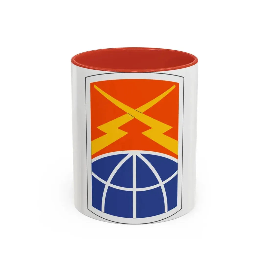 160 Signal Brigade (U.S. Army) Accent Coffee Mug 11oz Red - Go Mug Yourself