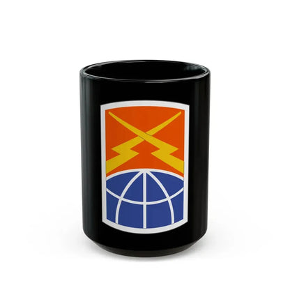 160 Signal Brigade (U.S. Army) Black Coffee Mug 15oz - Go Mug Yourself