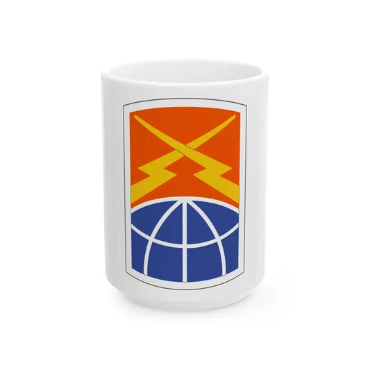 160 Signal Brigade (U.S. Army) White Coffee Mug 15oz - Go Mug Yourself