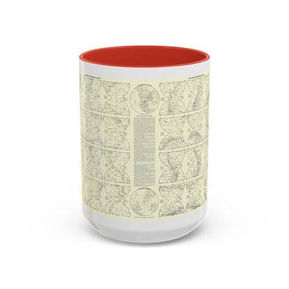 Heavens, The 2 (1957) (Map) Accent Coffee Mug