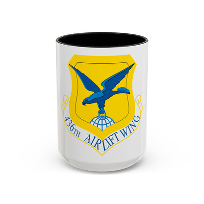 436th Airlift Wing (U.S. Air Force) Accent Coffee Mug
