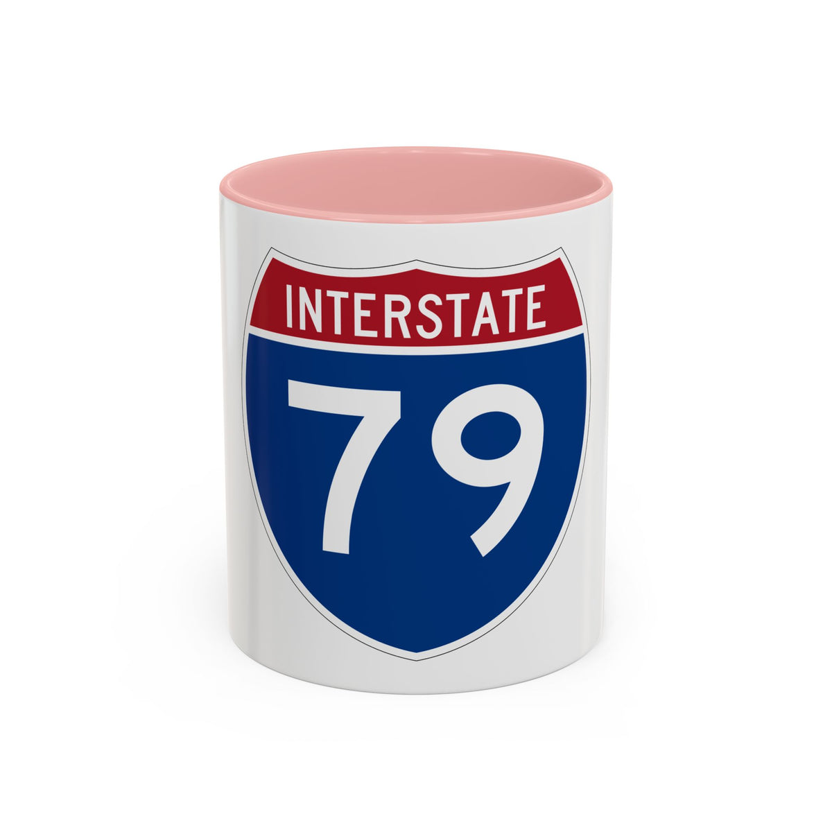 Interstate 79 (U.S. Highways) Accent Coffee Mug