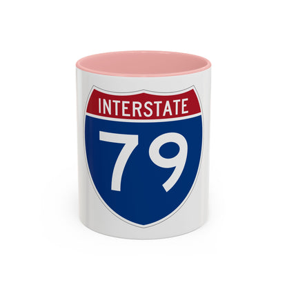 Interstate 79 (U.S. Highways) Accent Coffee Mug