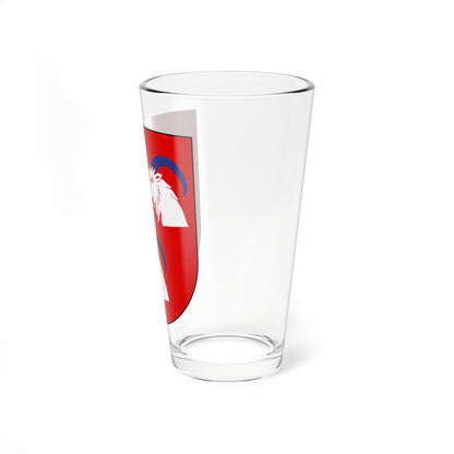 Hudiksvall vapen pre2006 (Sweden) (Coat of Arms) Pint Glass 16oz