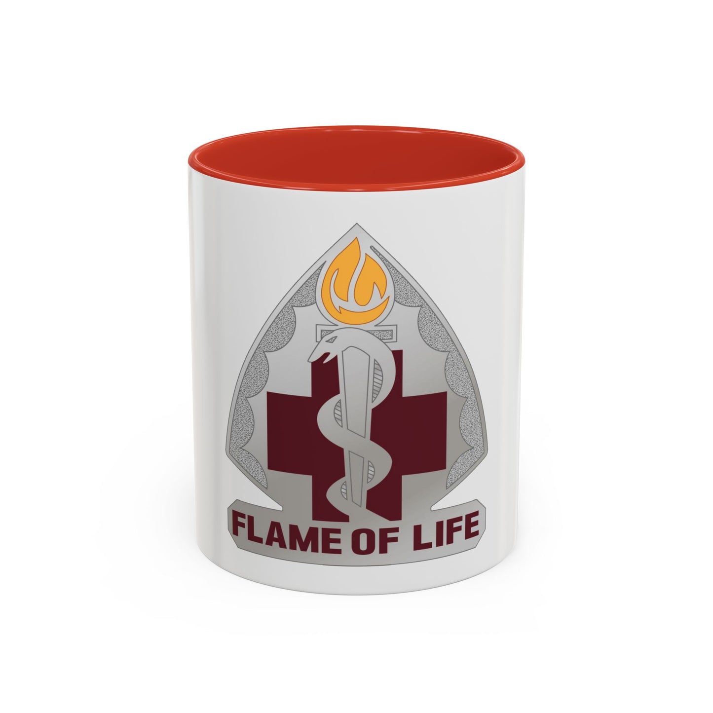 818 Medical Battalion (U.S. Army) Accent Coffee Mug
