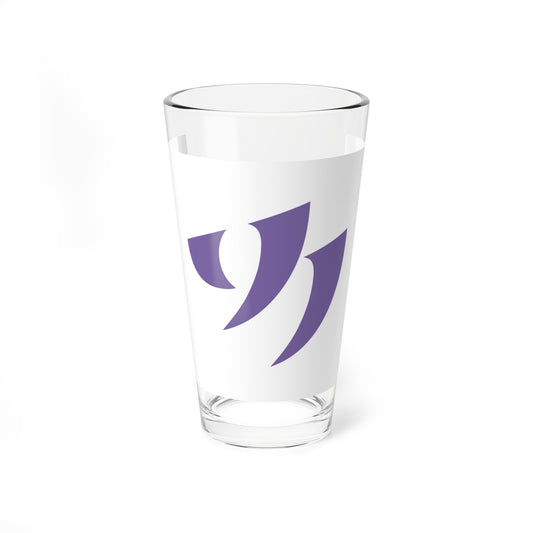 Flag of Wake Okayama (Japan) Pint Glass 16oz