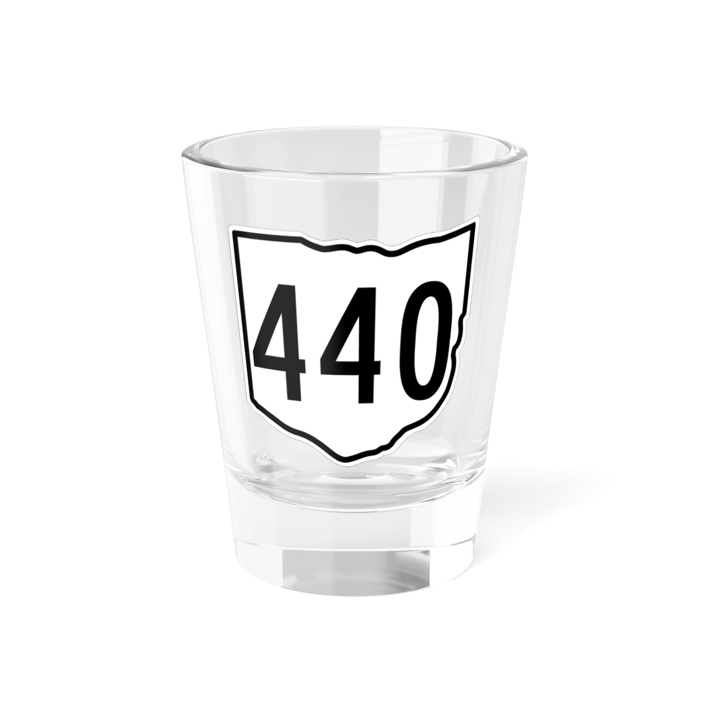 OH-440 1960 (Ohio) (Road Sign) Shot Glass 1.5oz