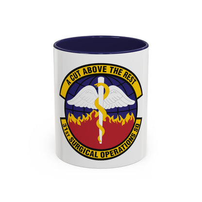31st Surgical Operations Squadron (U.S. Air Force) Accent Coffee Mug