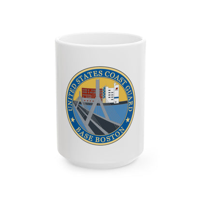 USCG Base Boston (U.S. Coast Guard) White Coffee Mug