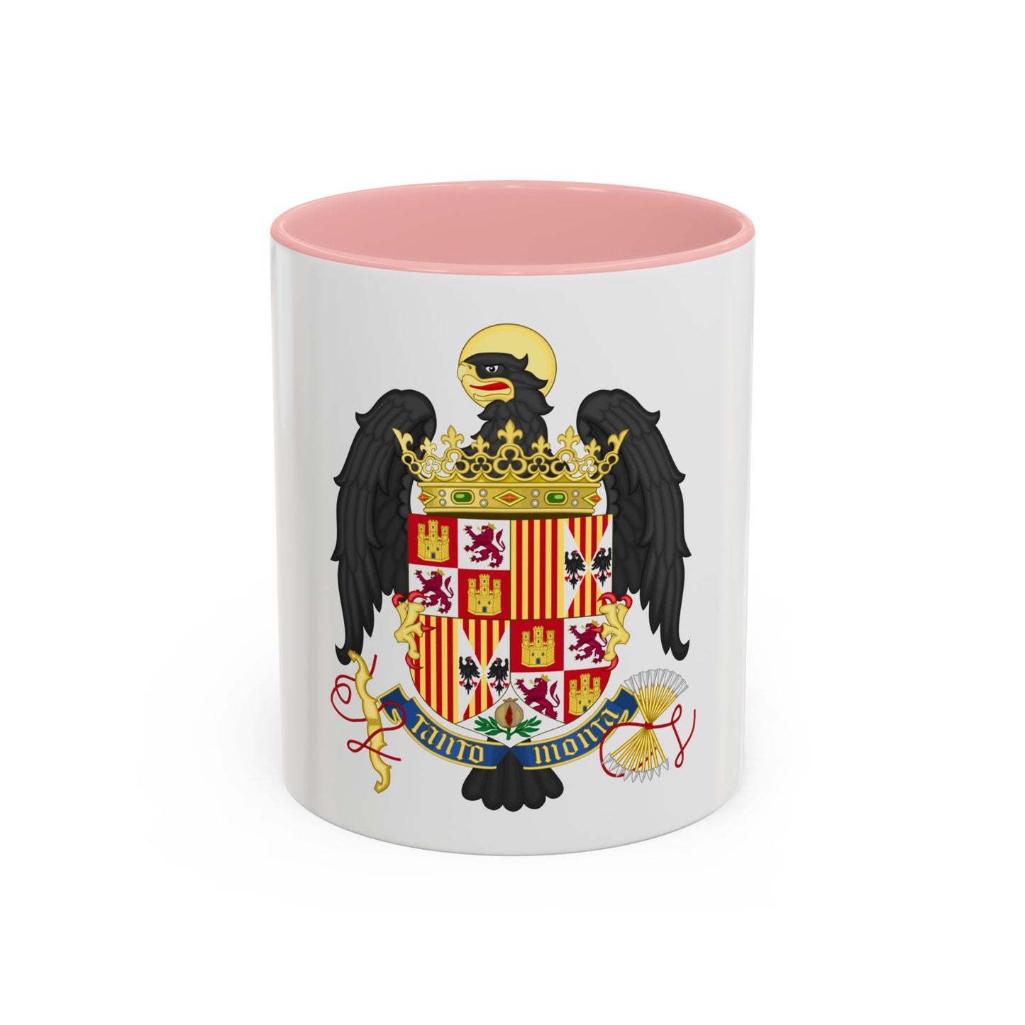 Coat of Arms of Queen Isabella of Castile (1492-1504) - Accent Coffee Mug