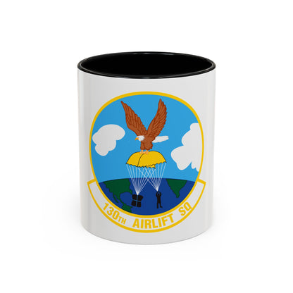 130 Airlift Squadron (U.S. Air Force) Accent Coffee Mug