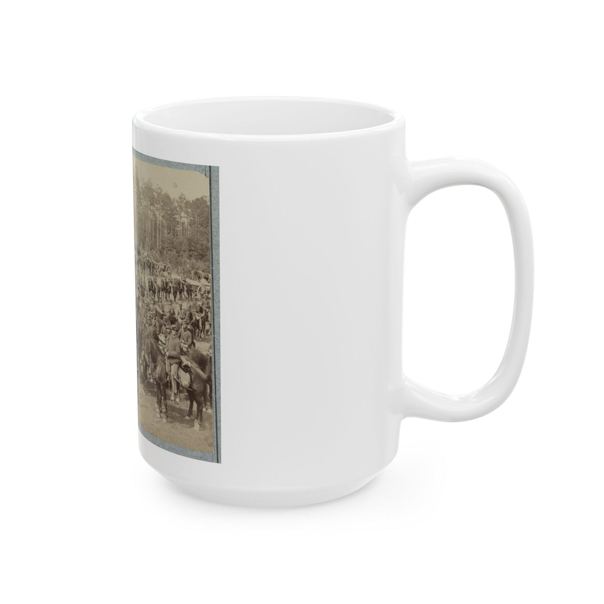 Benson's Horse Battery (M. 2d U.S. Art'y) Near Fair Oaks, Va., June 1862 (U.S. Civil War) White Coffee Mug