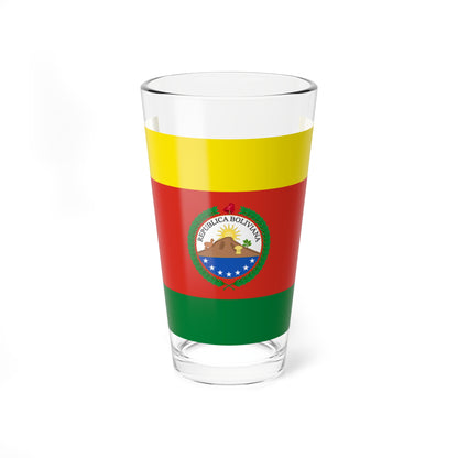 Greater Flag of Bolivia 1831-1851 (Bolivia) Pint Glass 16oz