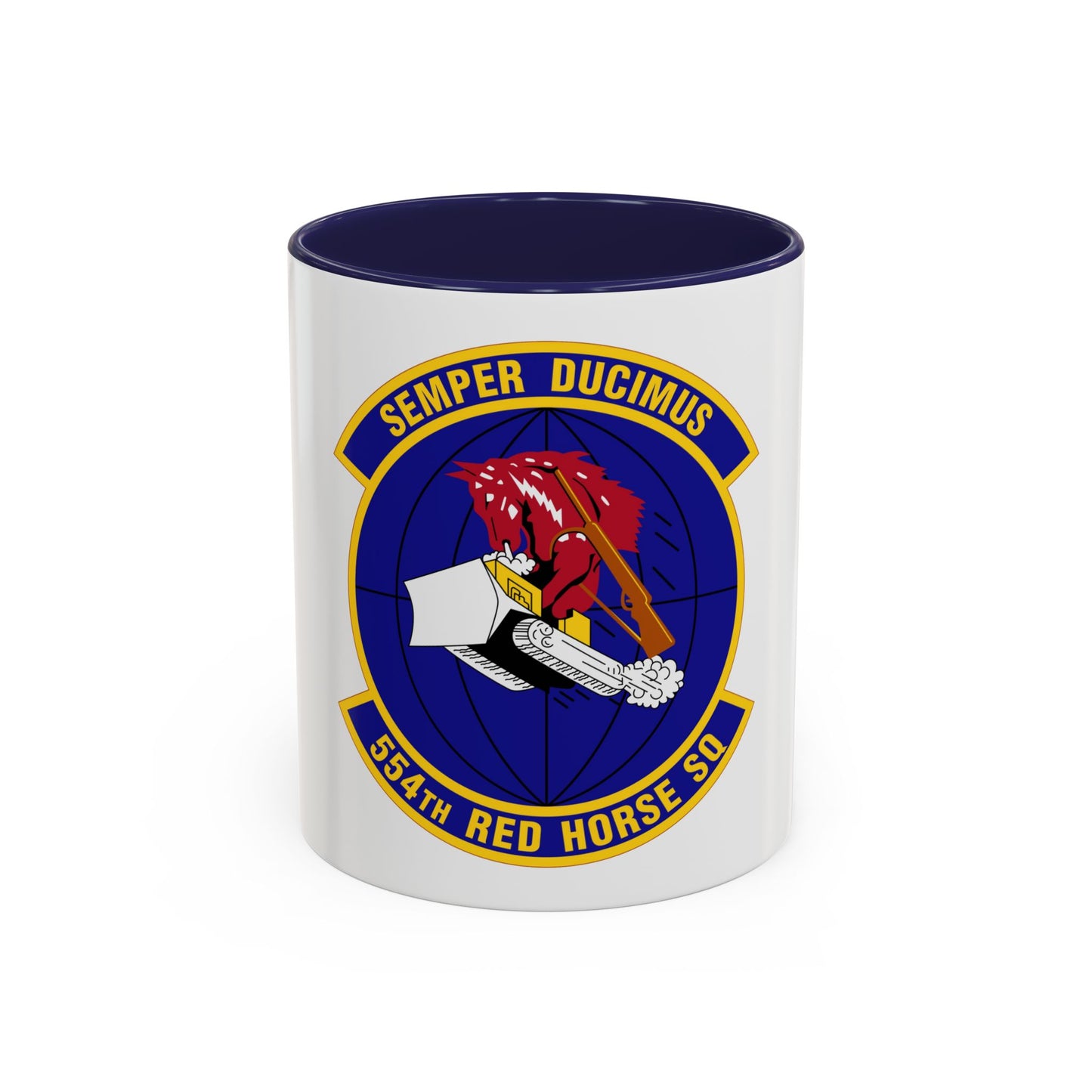 554 RED HORSE Squadron PACAF (U.S. Air Force) Accent Coffee Mug