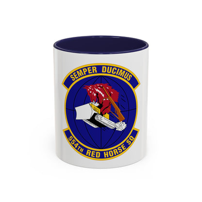 554 RED HORSE Squadron PACAF (U.S. Air Force) Accent Coffee Mug