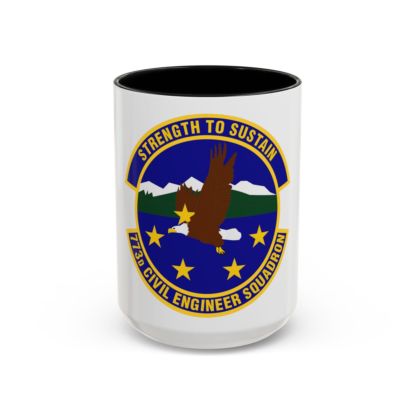 773 Civil Engineer Squadron PACAF (U.S. Air Force) Accent Coffee Mug