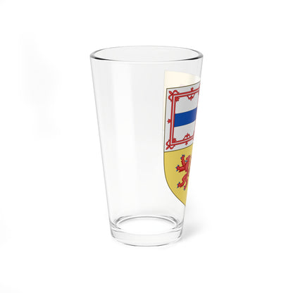 Earl of Wemyss and March COA (Scotland) (Coat of Arms) Pint Glass 16oz