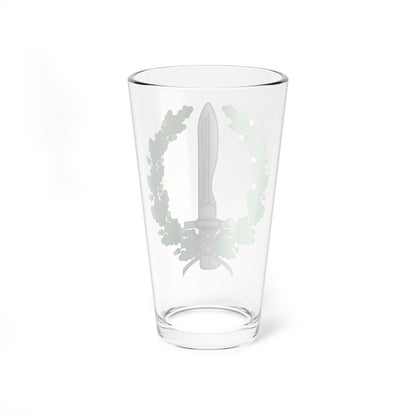 Emblem of the Spanish Army Special Operations Forces (Spain) (Coat of Arms) Pint Glass 16oz