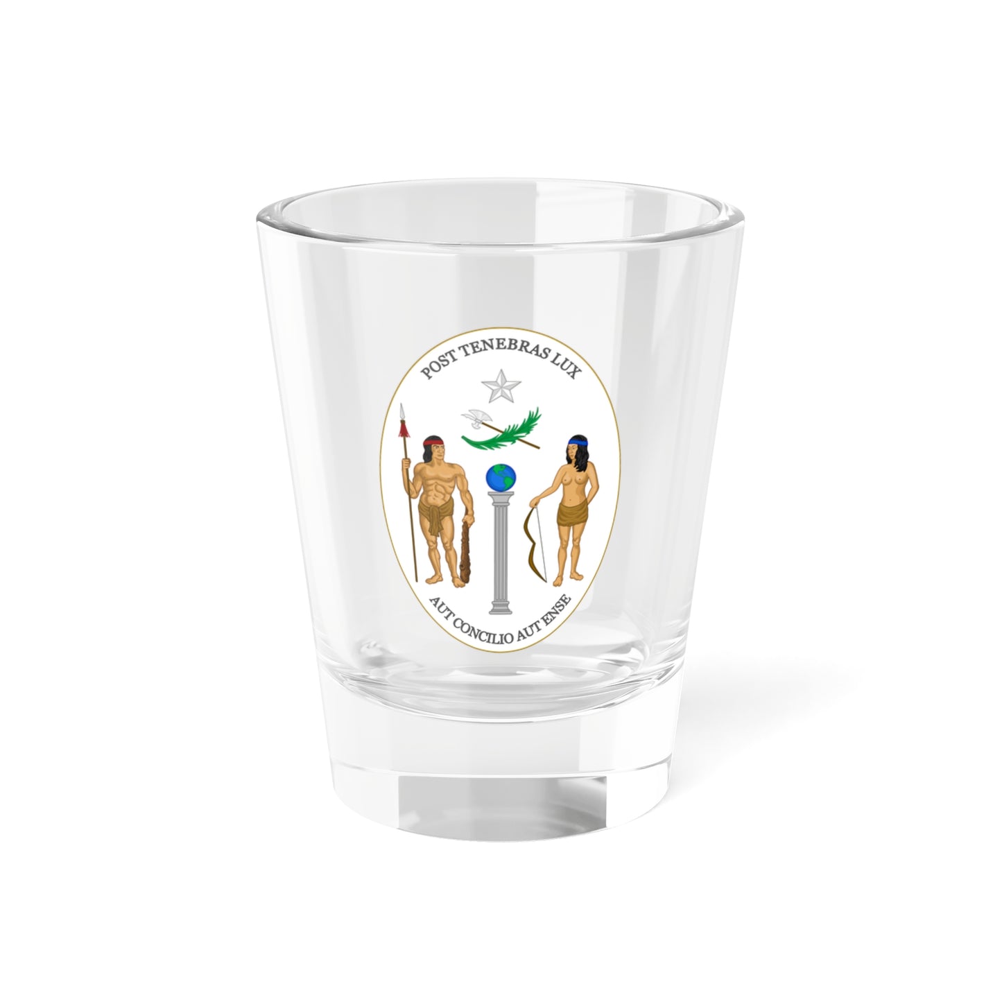 Obverse of the Coat of Arms of Chile (1812-1814) - Shot Glass 1.5oz