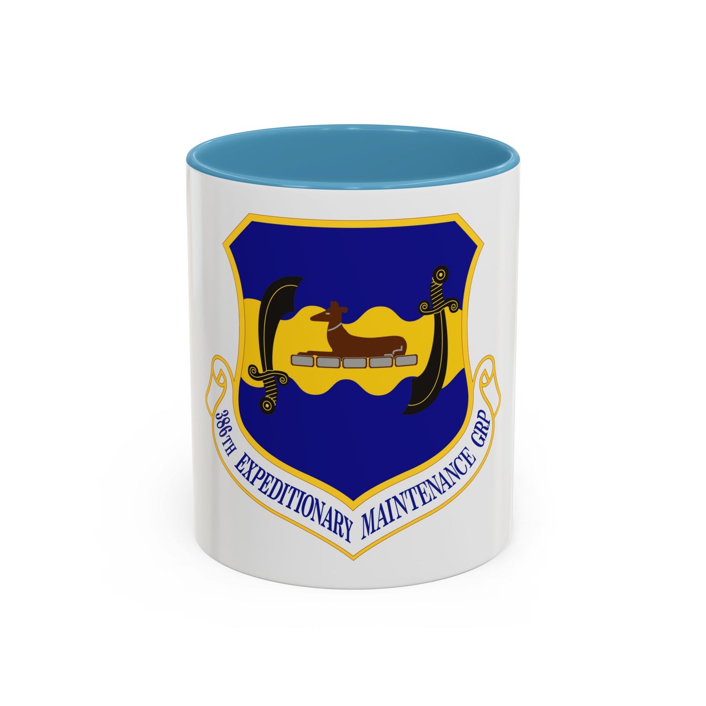 386th Expeditionary Maintenance Group (U.S. Air Force) Accent Coffee Mug