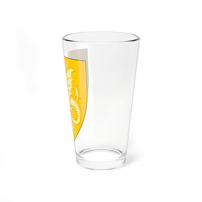 Emblem for the 4-I-FLR (Denmark) (Coat of Arms) Pint Glass 16oz