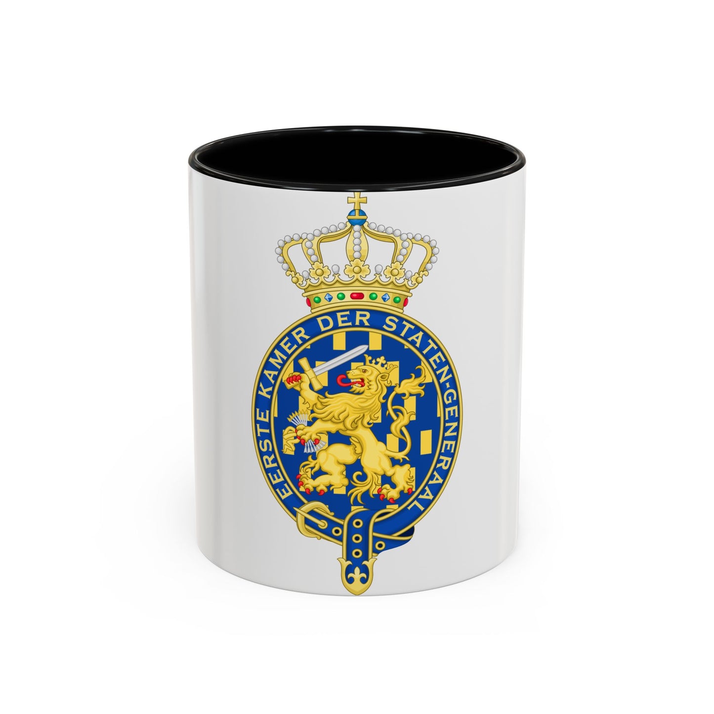 Coat of arms of the Eerste Kamer - Accent Coffee Mug