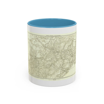 Asia - Kirin, Harbin, Vladivostok (1905) (Map) Accent Coffee Mug