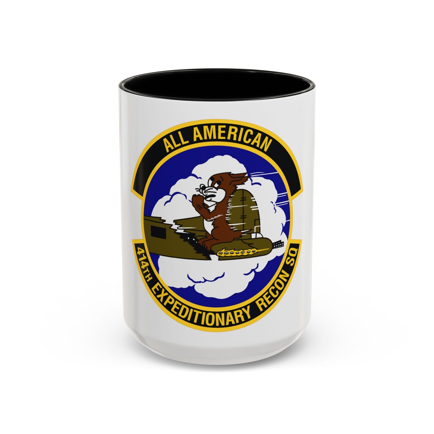 414th Expeditionary Reconnaissance Squadron (U.S. Air Force) Accent Coffee Mug