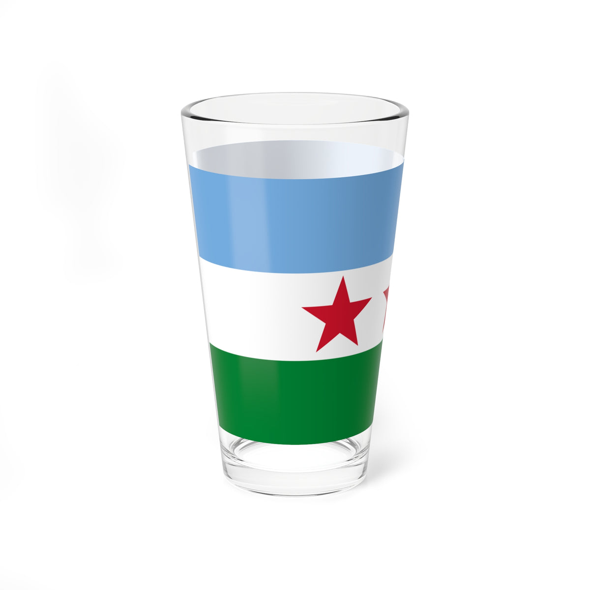 Bandera del Municipio Guaraque (Venezuela) Pint Glass 16oz